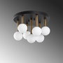 Opviq Even - 11755 Lámpara de araña de metal y cristal
